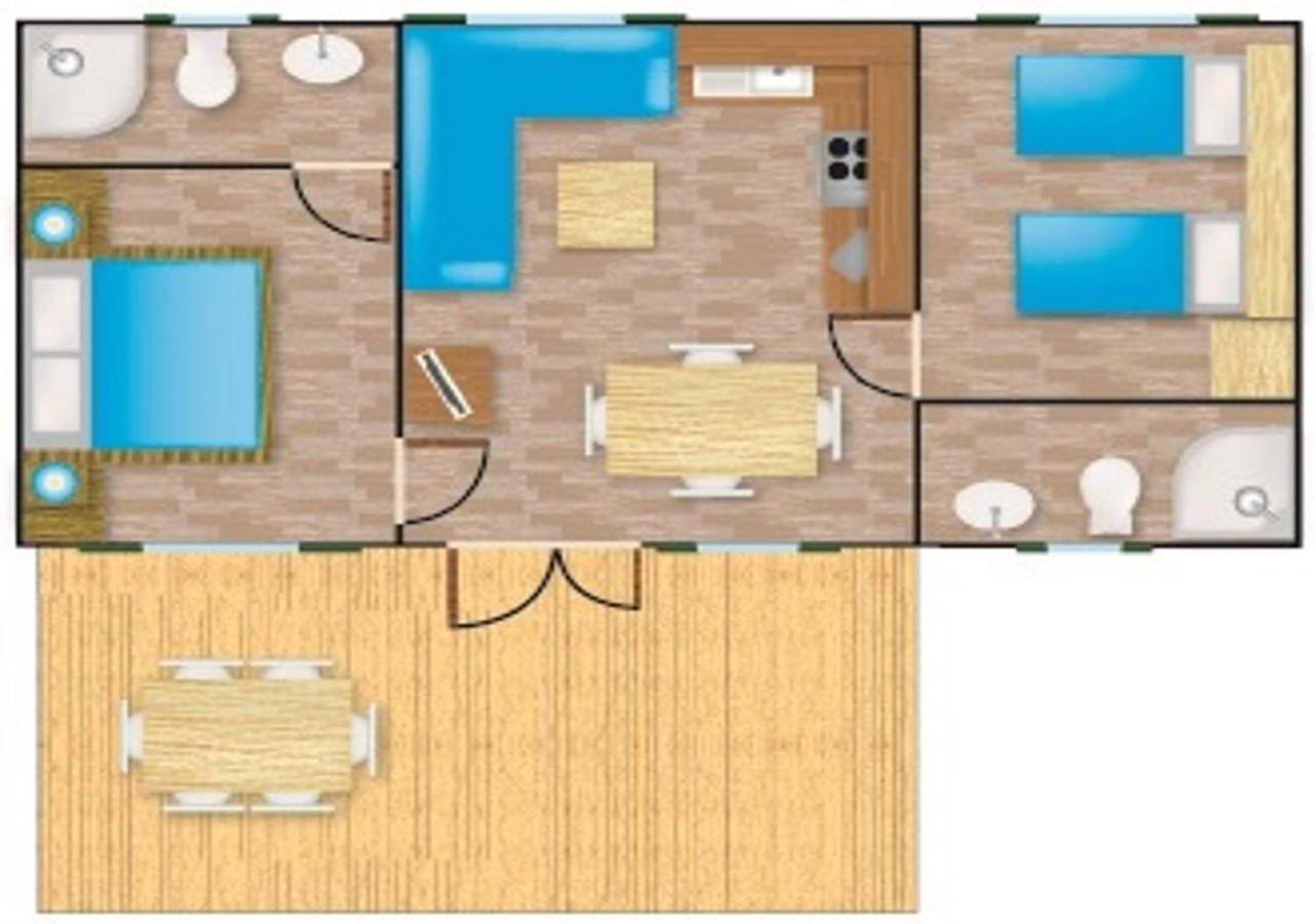 Villa Al Mare Camping - 4 Stelle 卡瓦利诺 外观 照片