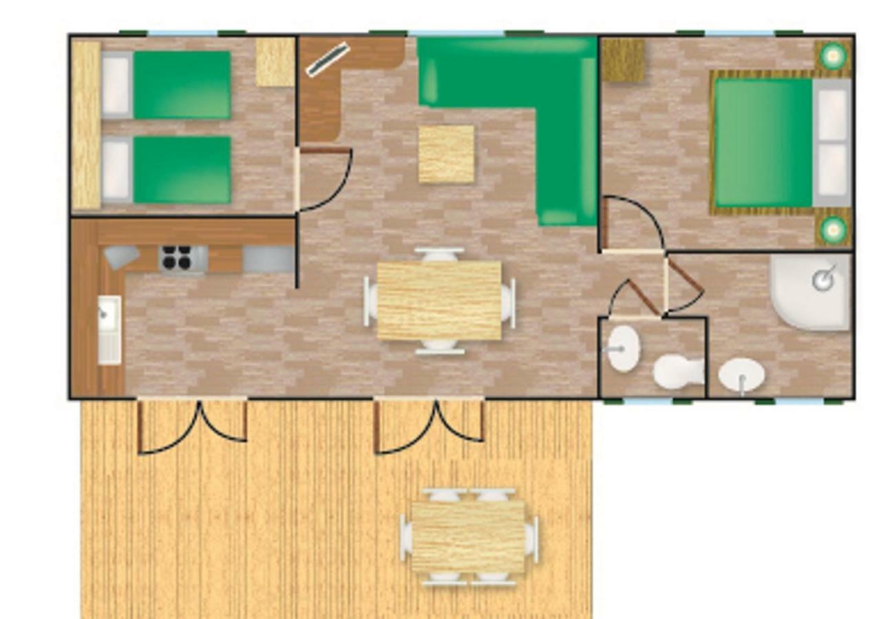 Villa Al Mare Camping - 4 Stelle 卡瓦利诺 外观 照片