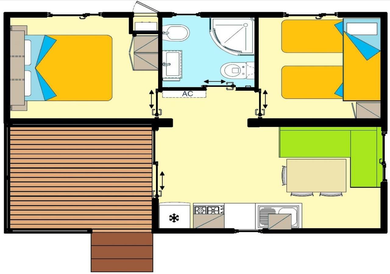 Villa Al Mare Camping - 4 Stelle 卡瓦利诺 外观 照片